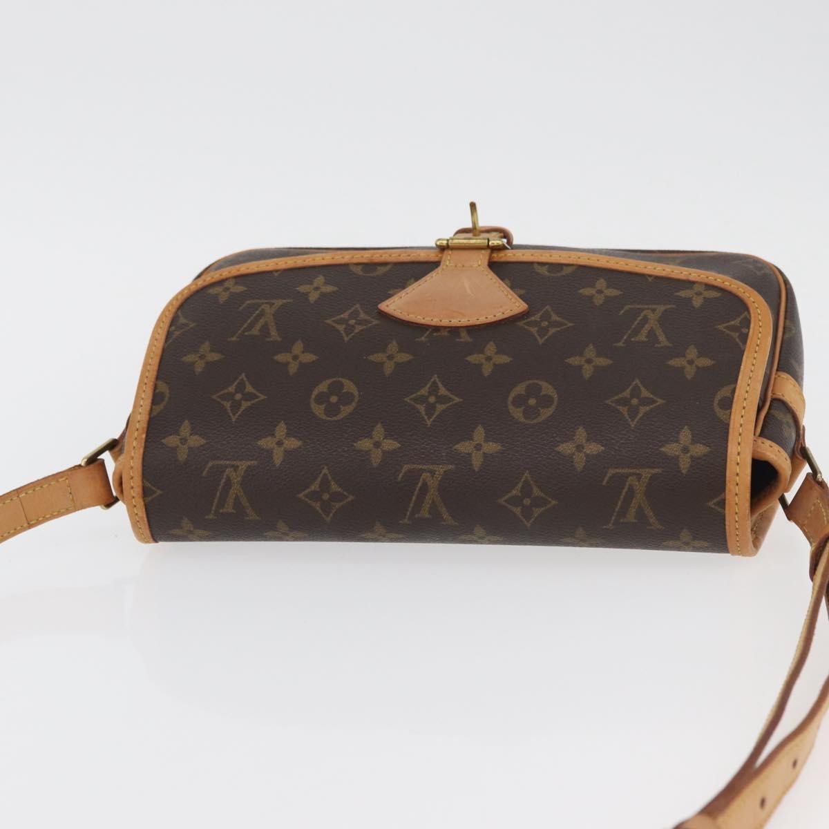 Louis Vuitton Sologne Handbag Monogram Canvas, Brown, Canvas, Shoulder Bag