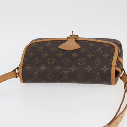 Louis Vuitton Sologne Handbag Monogram Canvas, Brown, Canvas, Shoulder Bag