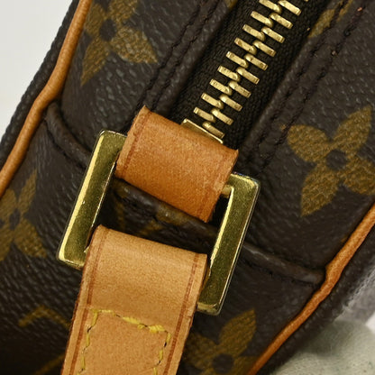 Louis Vuitton Cite Pochette Monogram Canvas, BROWN, CANVAS, Clutche & pouche