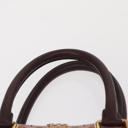 Louis Vuitton Alma Handbag Mini Lin Monogram, RED, CANVAS, Handbag