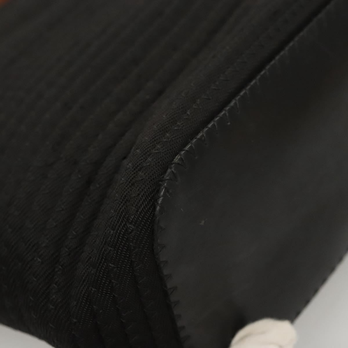 Gucci Vintage Bamboo Handle Tote Canvas, BLACK, CANVAS, Tote bag