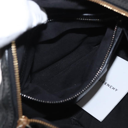 Givenchy Nightingale Satchel Leather, BLACK, LEATHER, Handbag
