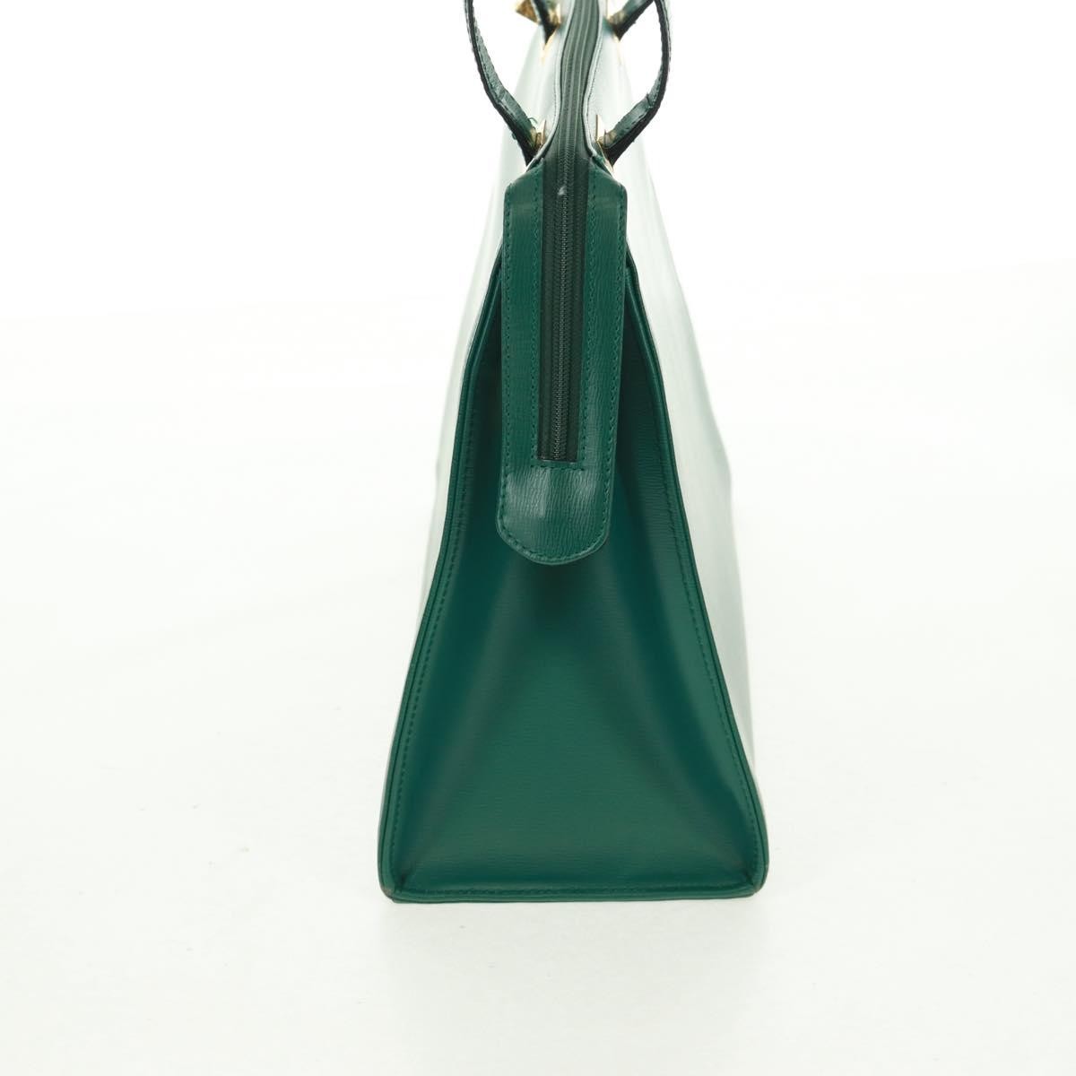 Christian Dior Vintage Handbag Leather, GREEN, LEATHER, Handbag
