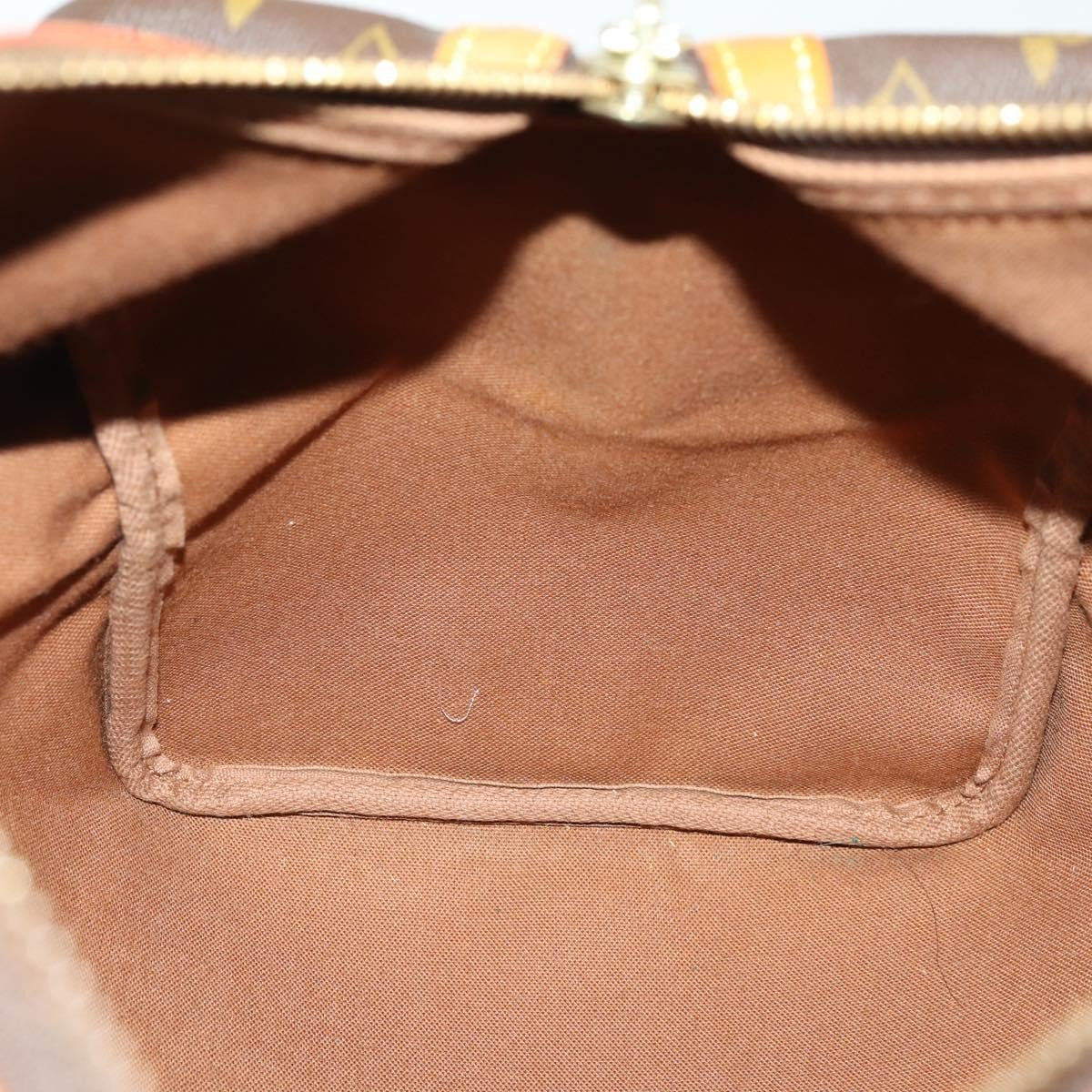 Louis Vuitton Sac Souple Handbag Monogram Canvas, BROWN, CANVAS, Travel bag