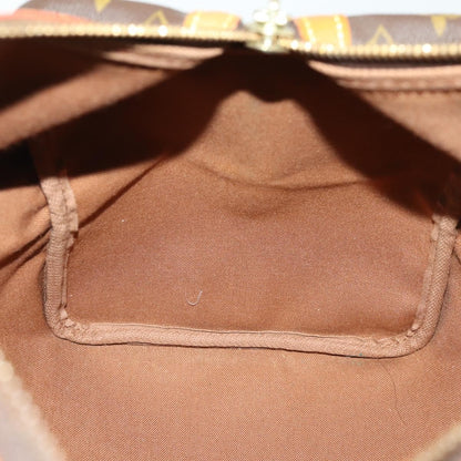 Louis Vuitton Sac Souple Handbag Monogram Canvas, BROWN, CANVAS, Travel bag