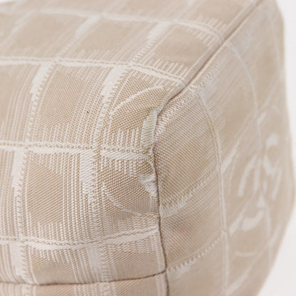Chanel Travel line pouch Nylon, Beige, Nylon, Clutch