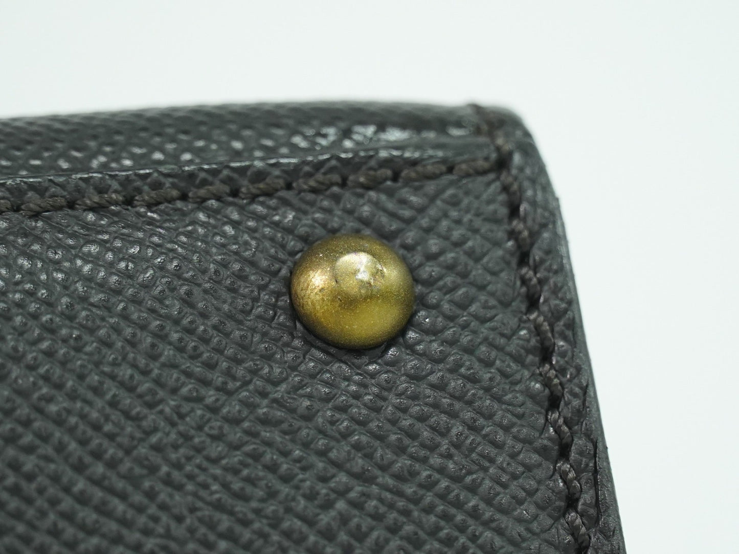 Chanel Vintage Logo Tote Leather, BLACK, LEATHER, Tote bag