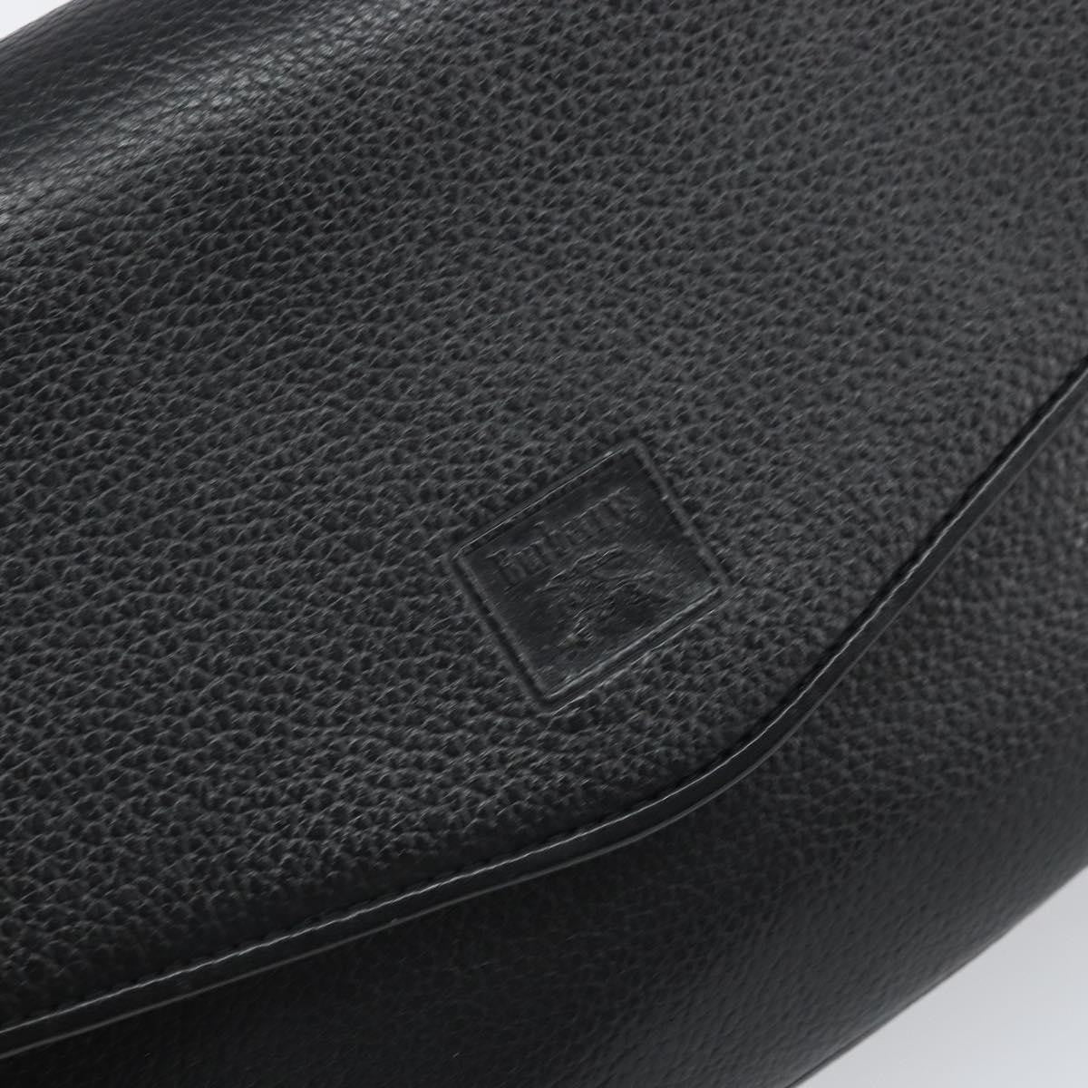 Burberry Flap Shoulder Bag Leather, BLACK, LEATHER, Shoulder bag