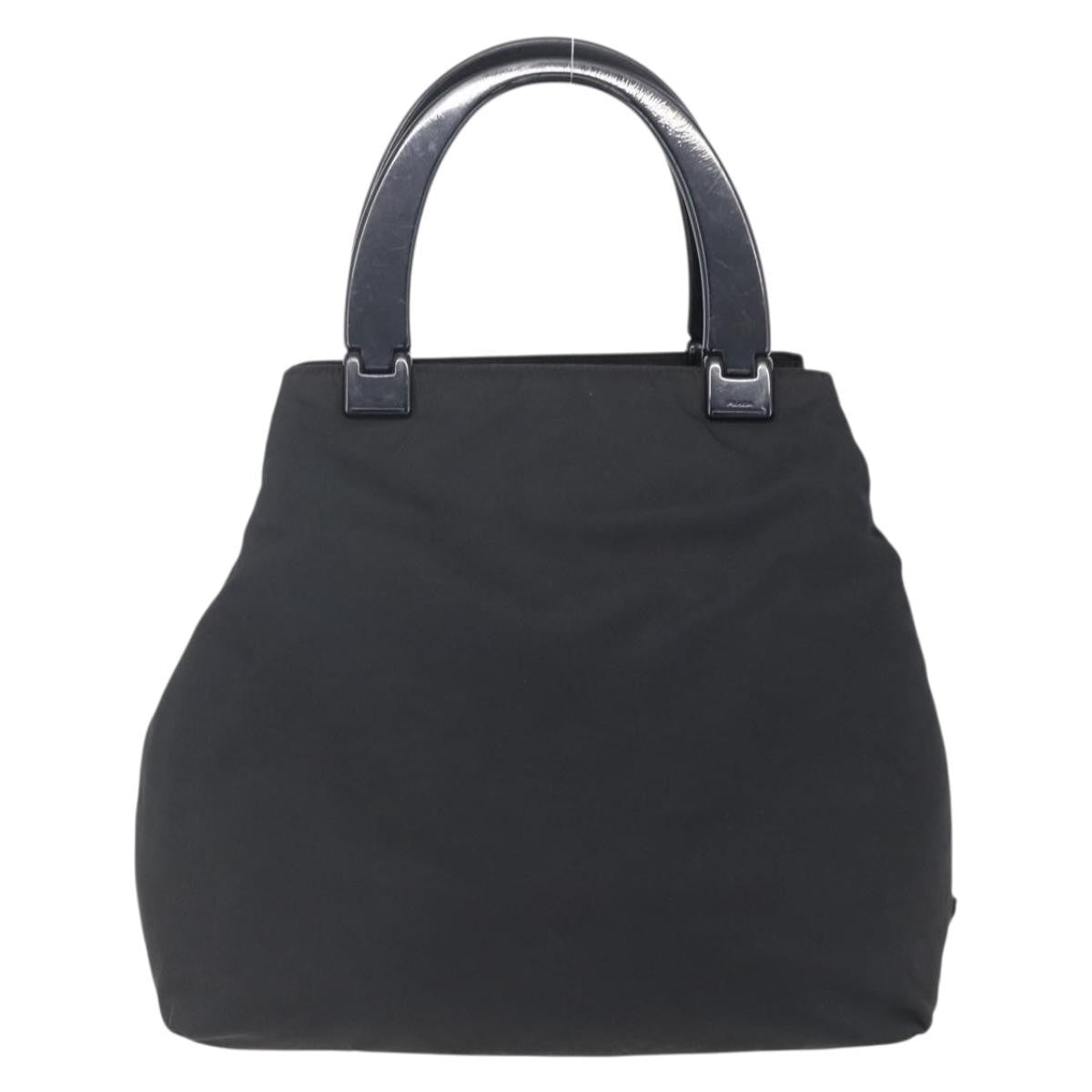 Prada Vintage Handbag Tessuto, Black, Nylon, Handbag