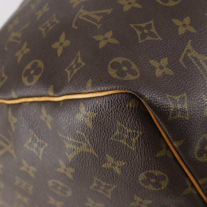 Louis Vuitton Keepall Bag Monogram Canvas, BROWN, CANVAS, Travel bag