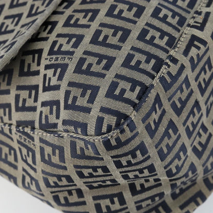 Fendi Mama Forever Bag Zucchino Canvas, NAVY, CANVAS, Tote bag
