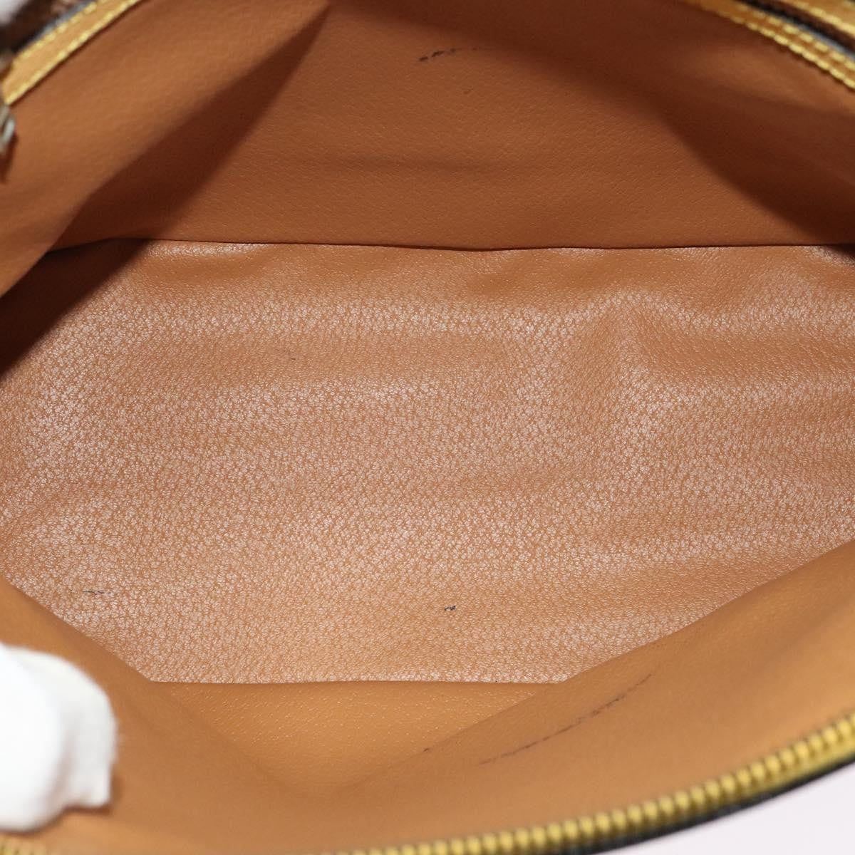 Celine Handbag Leather, YELLOW, LEATHER, Handbag