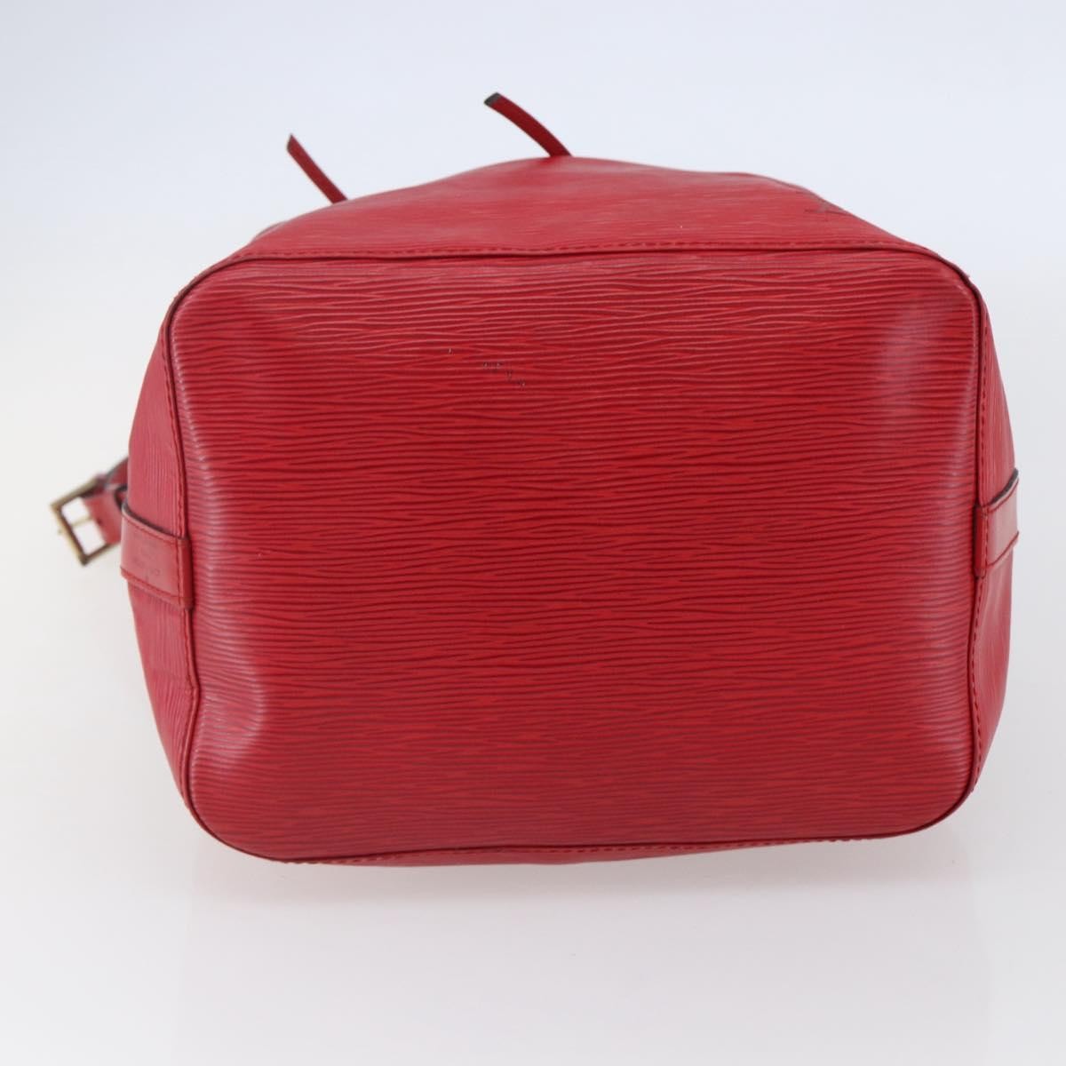 Louis Vuitton Petit Noe Handbag Epi Leather, RED, LEATHER, Handbag