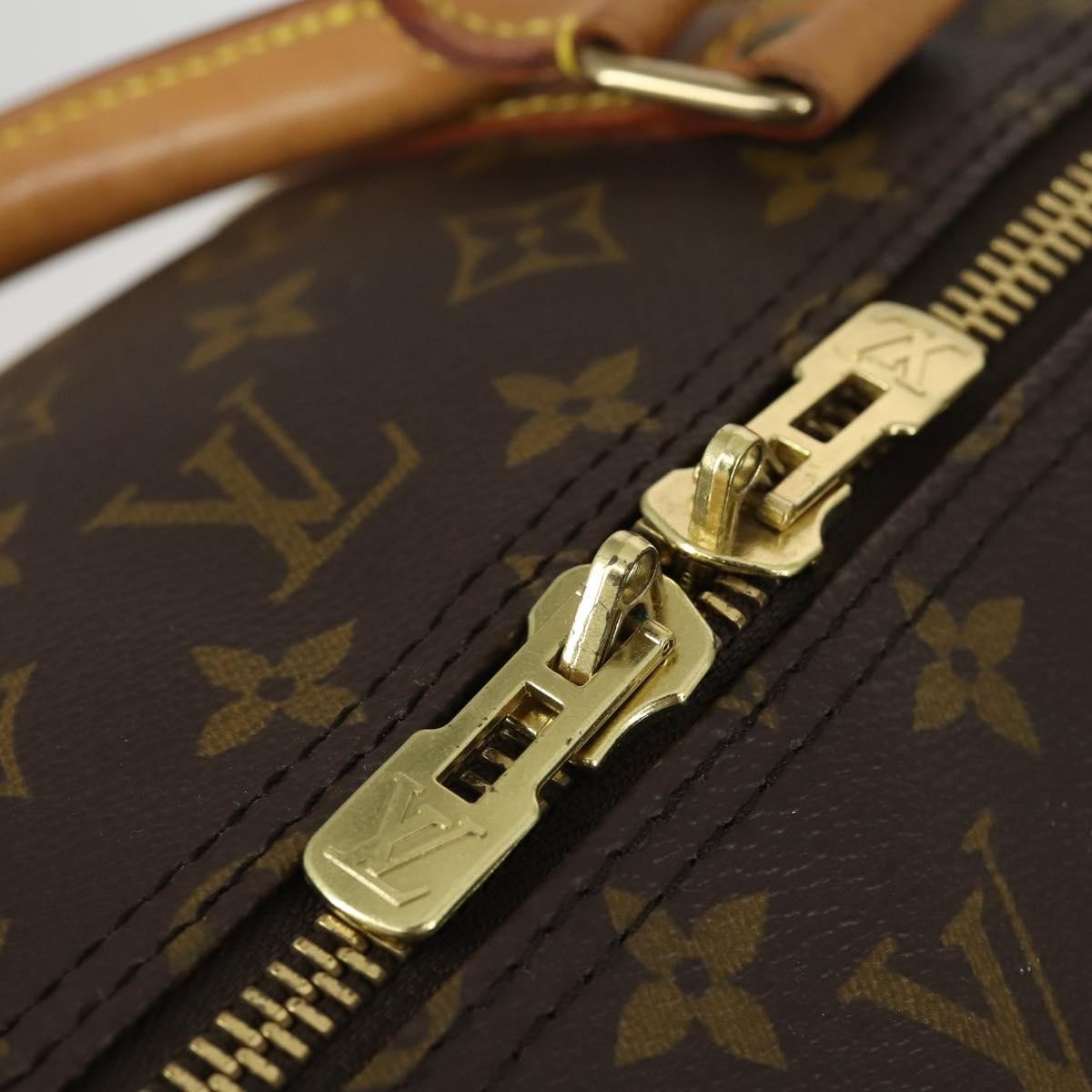 Louis Vuitton Keepall Bandouliere Bag Monogram Canvas, BROWN, CANVAS, Travel bag