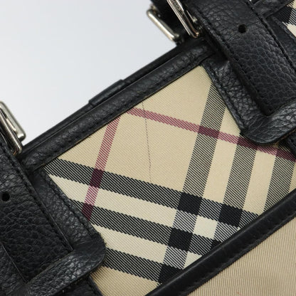 Burberry Nova Check Handbag Nova Check Canvas, BEIGE, CANVAS, Handbag