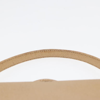 Gucci Vintage Convertible Bamboo Box Crossbody Bag Leather, Beige, Leather, Handbag