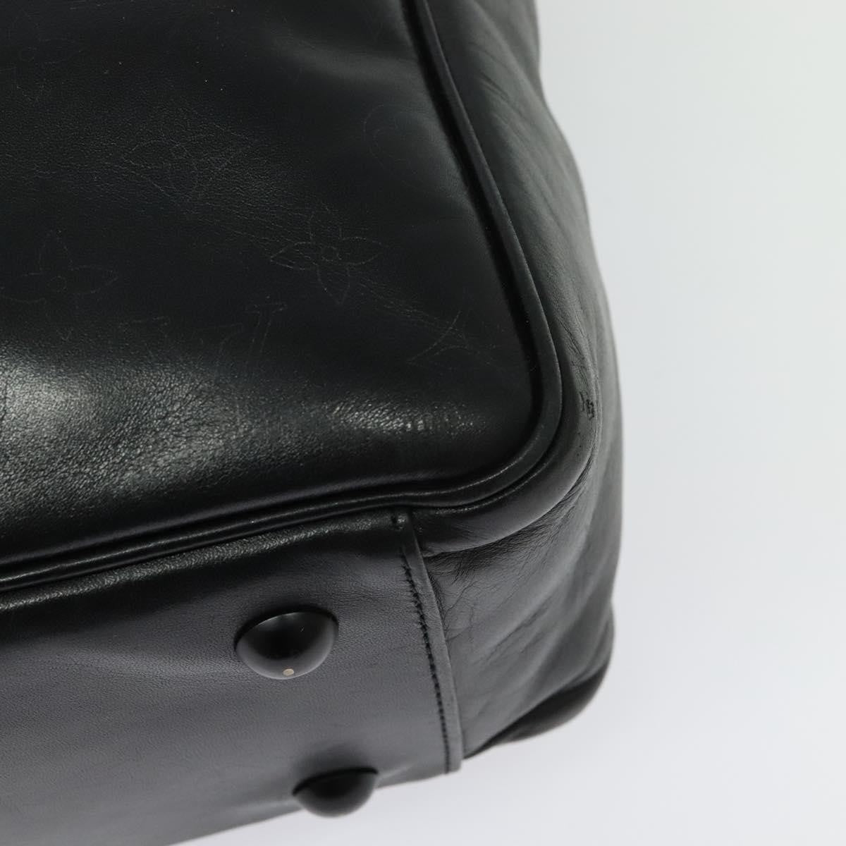 Louis Vuitton Clarkson Messenger Bag Monogram Shadow Leather, BLACK, LEATHER, Crossbody bag