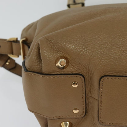 Chloe Angie Tote Leather, BROWN, LEATHER, Tote bag