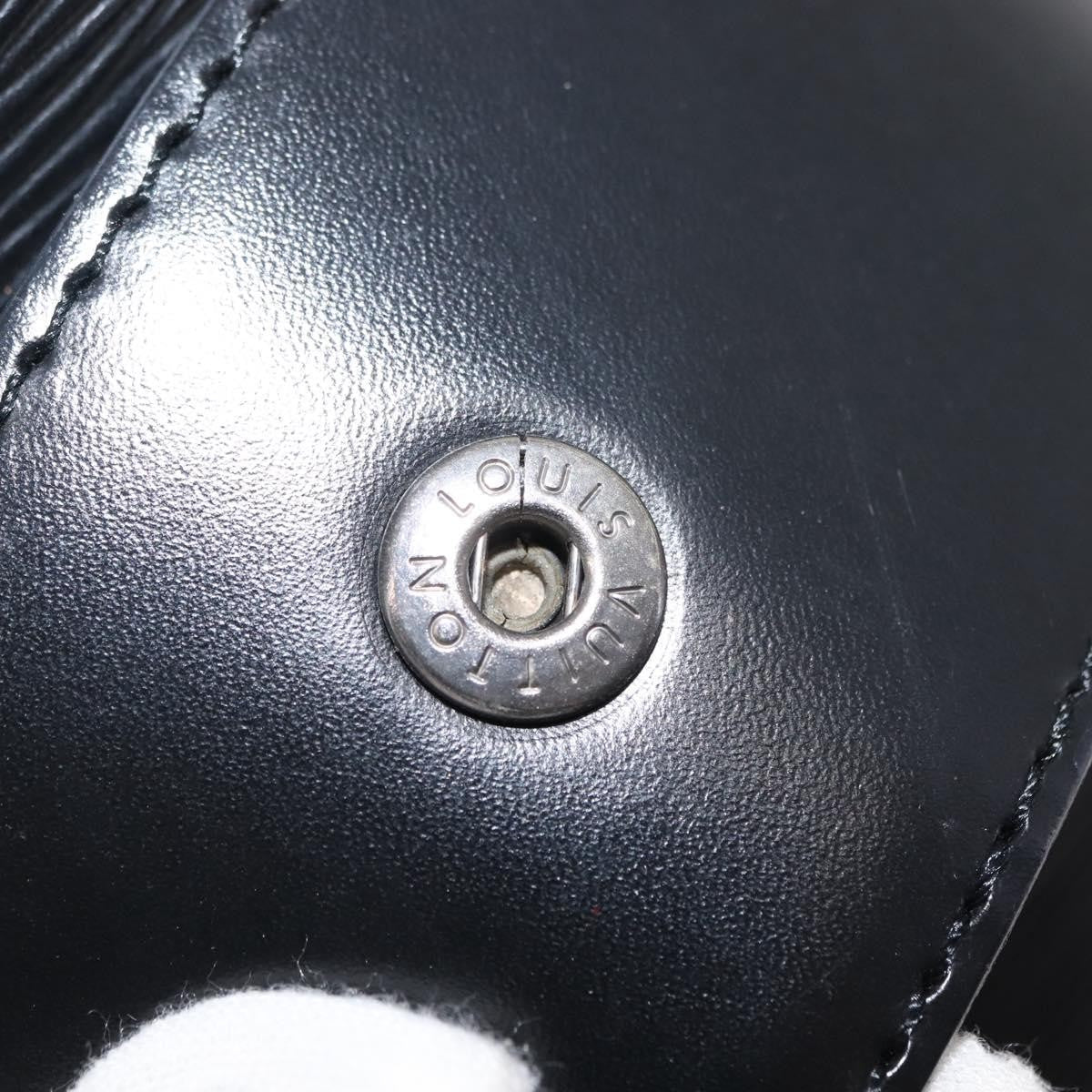 Louis Vuitton Vintage Sac d'Epaule Handbag Epi Leather, BLACK, LEATHER, Handbag