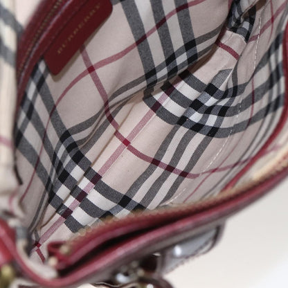 Burberry Vintage Shoulder Bag Leather, RED, LEATHER, Shoulder bag