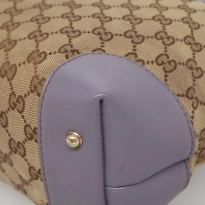 Gucci Convertible Belted Tote GG Canvas with Leather, BEIGE, CANVAS, Tote bag