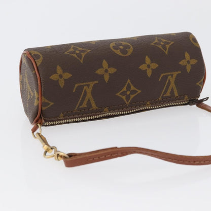 Louis Vuitton Papillon Pochette Monogram Canvas, BROWN, CANVAS, Clutche & pouche