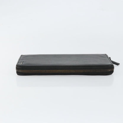 Prada Saffiano Wallet Leather, BLACK, LEATHER, Wallets