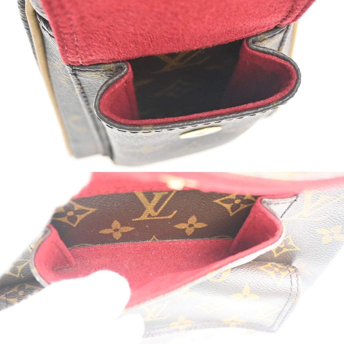Louis Vuitton Excentri-Cite Handbag Monogram Canvas, BROWN, CANVAS, Handbag