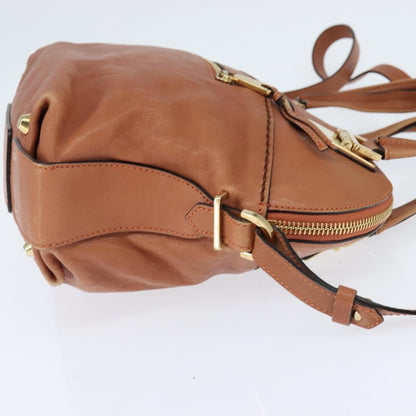 Chloe Angie Tote Leather, BROWN, LEATHER, Tote bag
