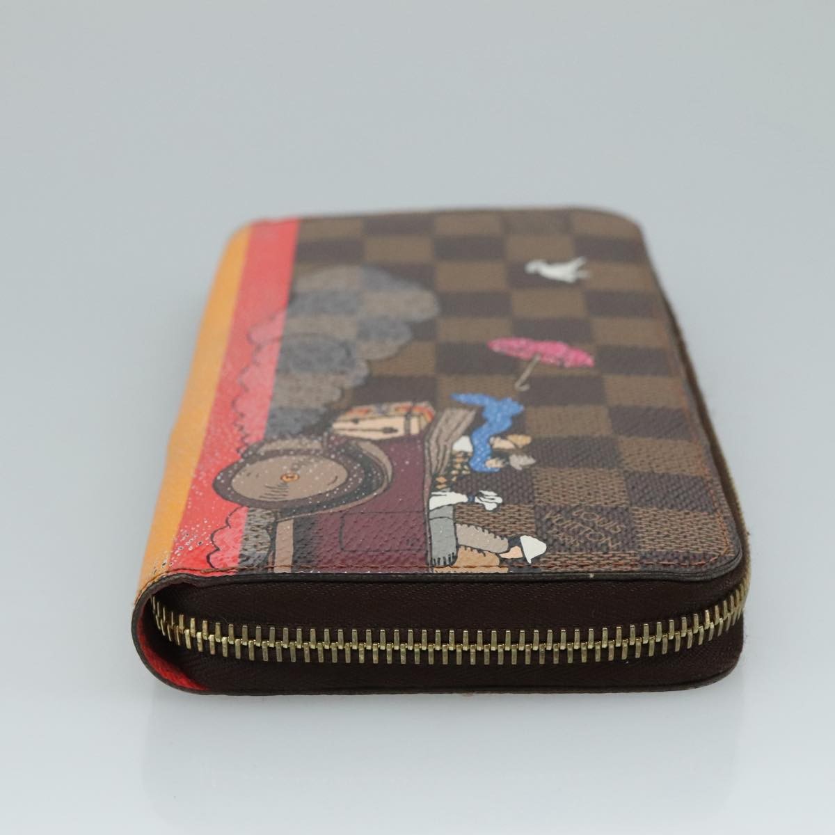 Louis Vuitton Porte-Monnaie Zippy Wallet Monogram Evasion, BROWN, CANVAS, Wallets