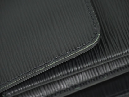 Louis Vuitton Neo Robusto 2 Briefcase Taiga Leather, BLACK, LEATHER, Briefcase