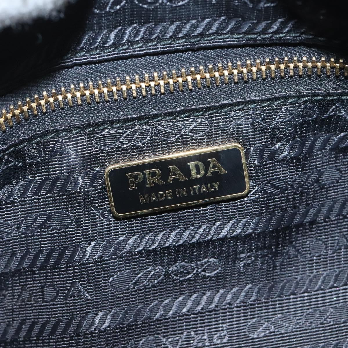 Prada Vintage Pouch Tessuto, Gold, Nylon, Clutch