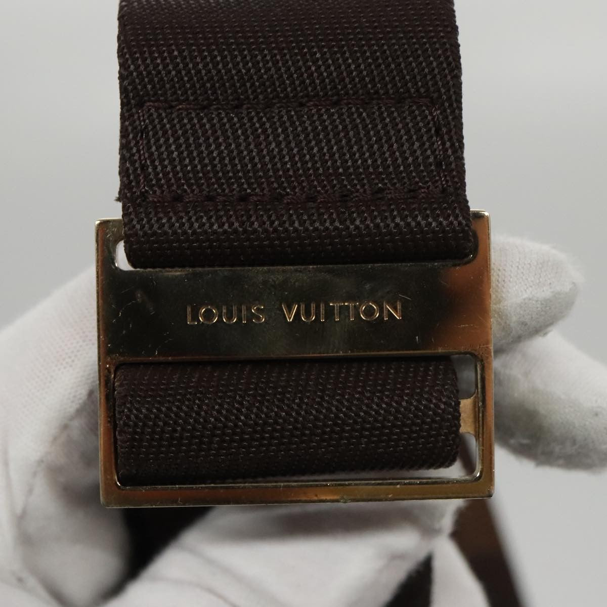 Louis Vuitton Geronimos Waist Bag Damier, BROWN, CANVAS, Shoulder bag