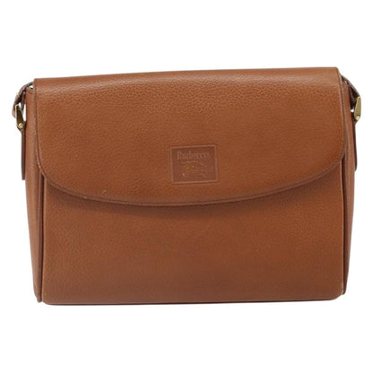 Burberry Vintage Shoulder Bag Leather, BROWN, LEATHER, Shoulder bag