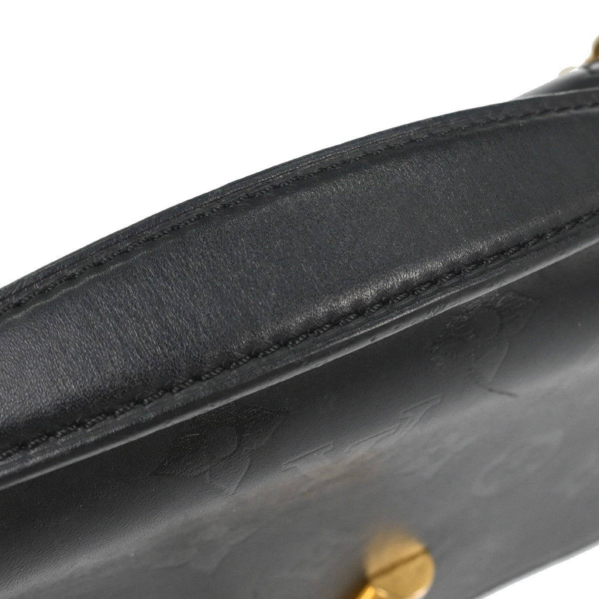 Louis Vuitton Very Chain Bag Monogram Leather, BLACK, LEATHER, Clutche & pouche