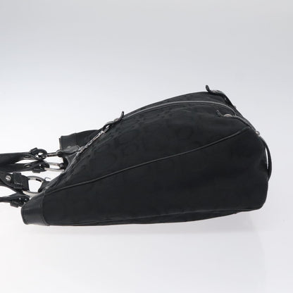 Salvatore Ferragamo Gancini Tote Gancini Canvas, BLACK, CANVAS, Tote bag