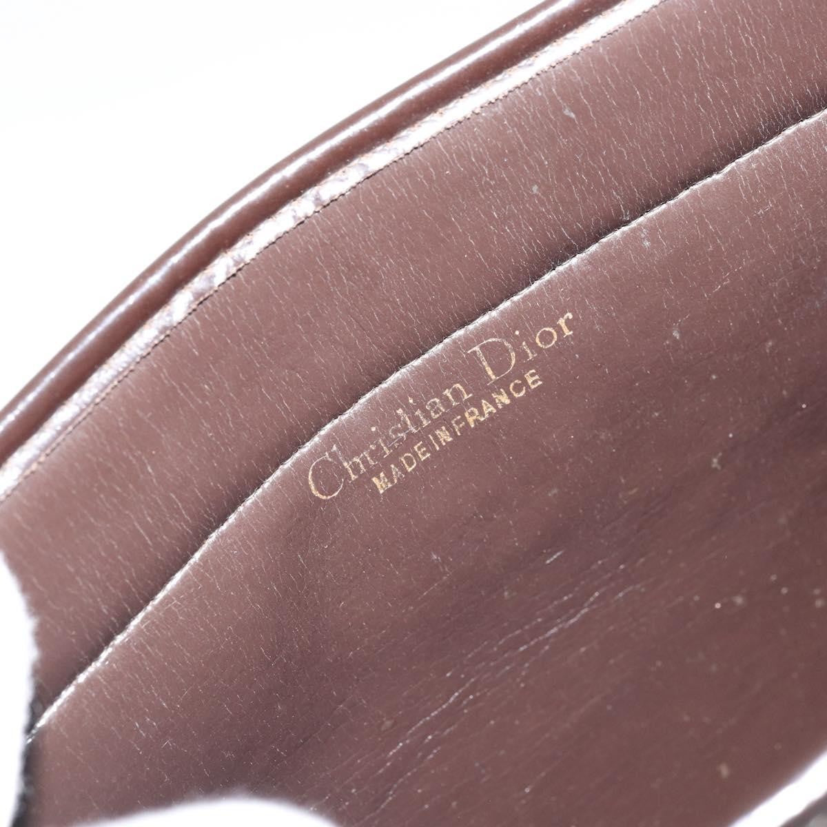 Christian Dior Vintage Trotter Pouch Canvas, BROWN, CANVAS, Clutche & pouche