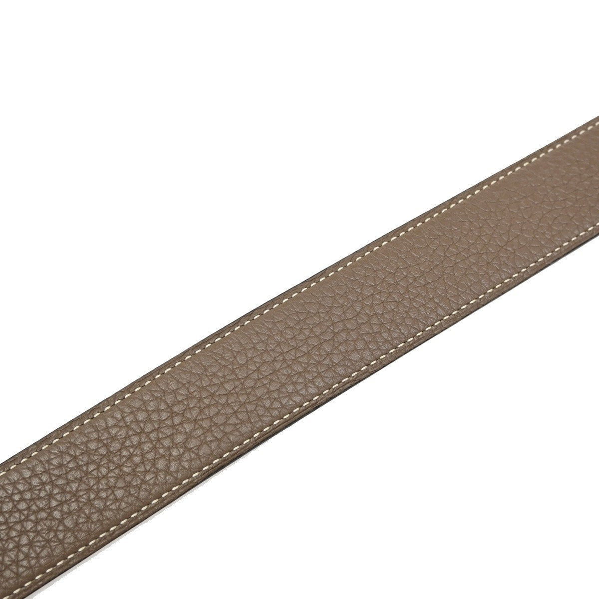 Hermes Chaine D'Ancre Reversible Belt Leather, BROWN, LEATHER, Belts