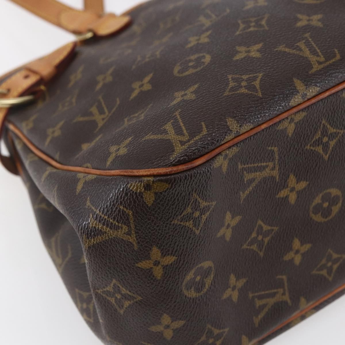 Louis Vuitton Batignolles Handbag Monogram Canvas, BROWN, CANVAS, Tote bag