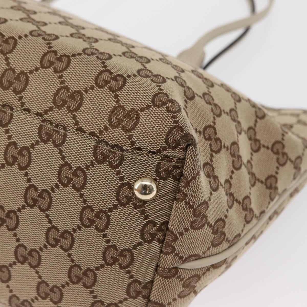 Gucci New Britt Tote GG Canvas, BEIGE, CANVAS, Tote bag