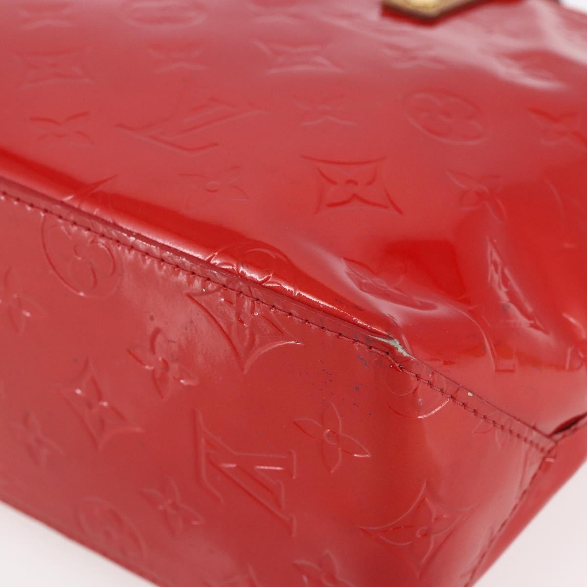 Louis Vuitton Reade Handbag Monogram Vernis, RED, PATENT_LEATHER, Handbag