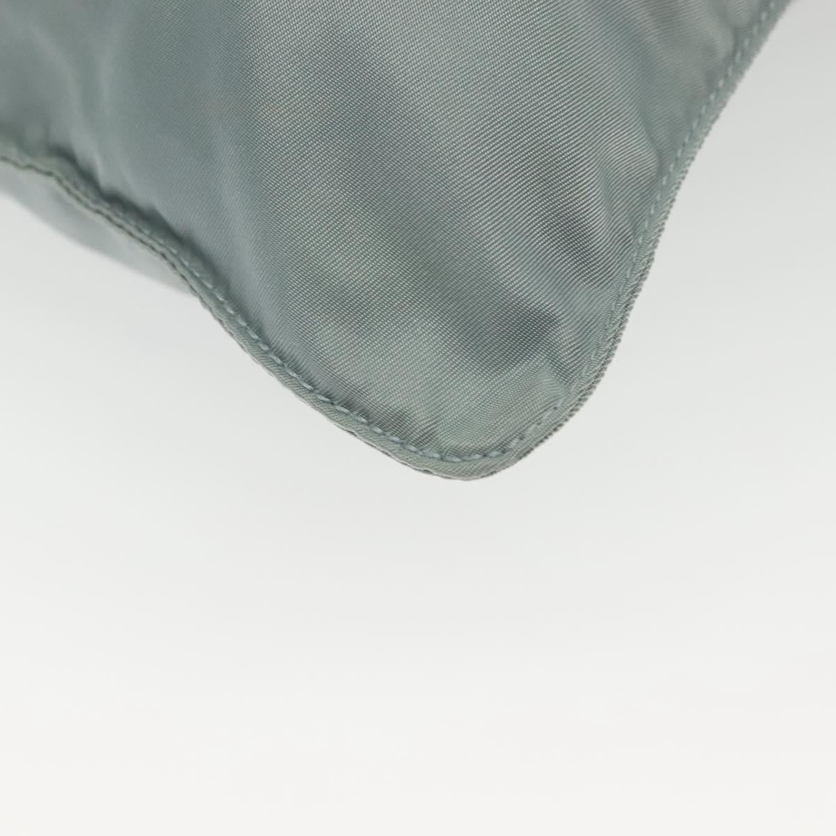 Prada Flat Messenger Bag Tessuto, Blue, Nylon, Shoulder Bag