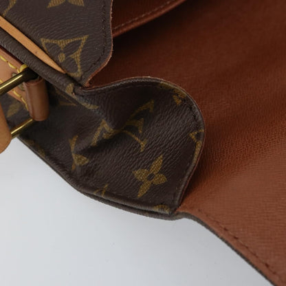 Louis Vuitton Cartouchiere Handbag Monogram Canvas, BROWN, CANVAS, Shoulder bag