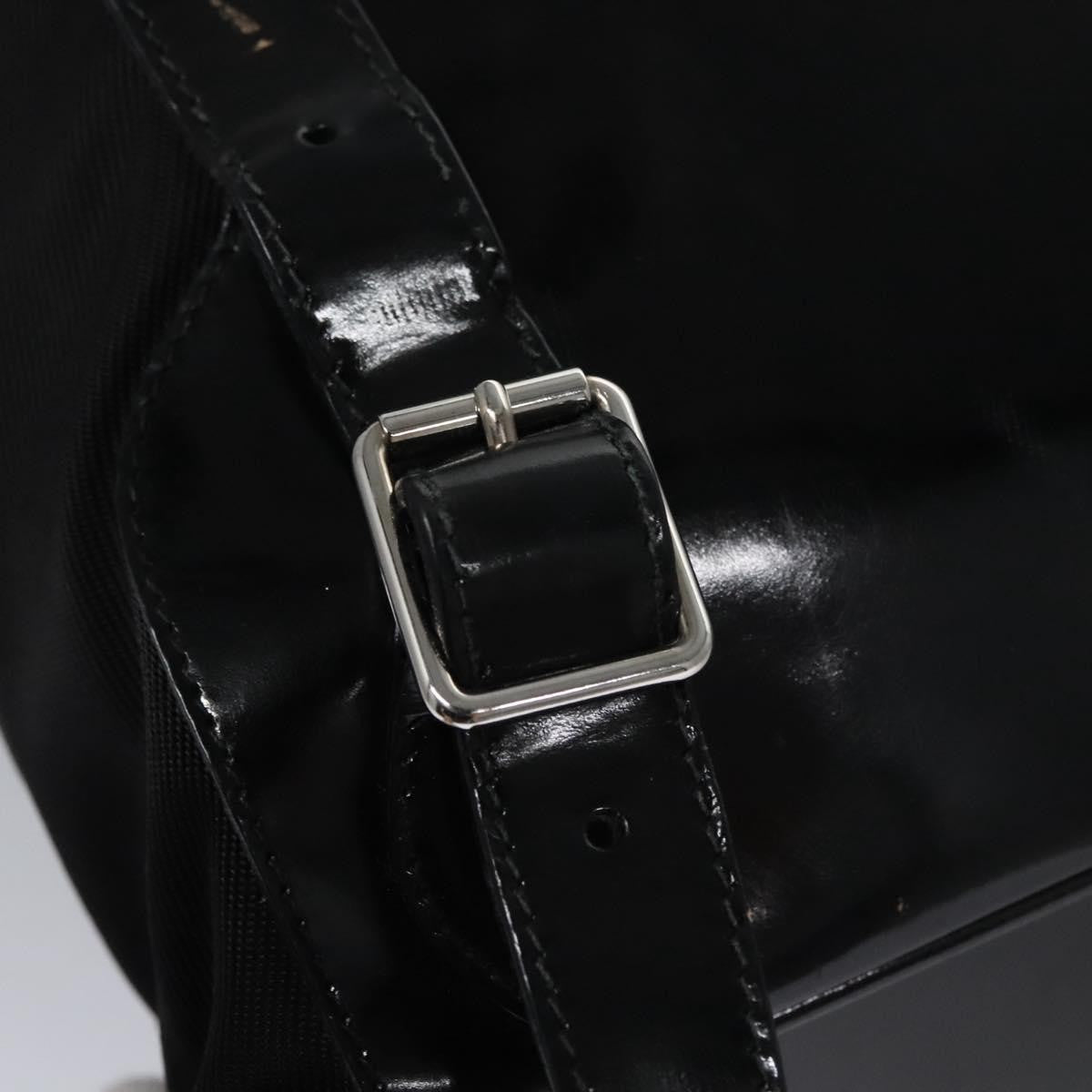 Gucci Vintage Bamboo Backpack Patent, BLACK, PATENT_LEATHER, Backpack