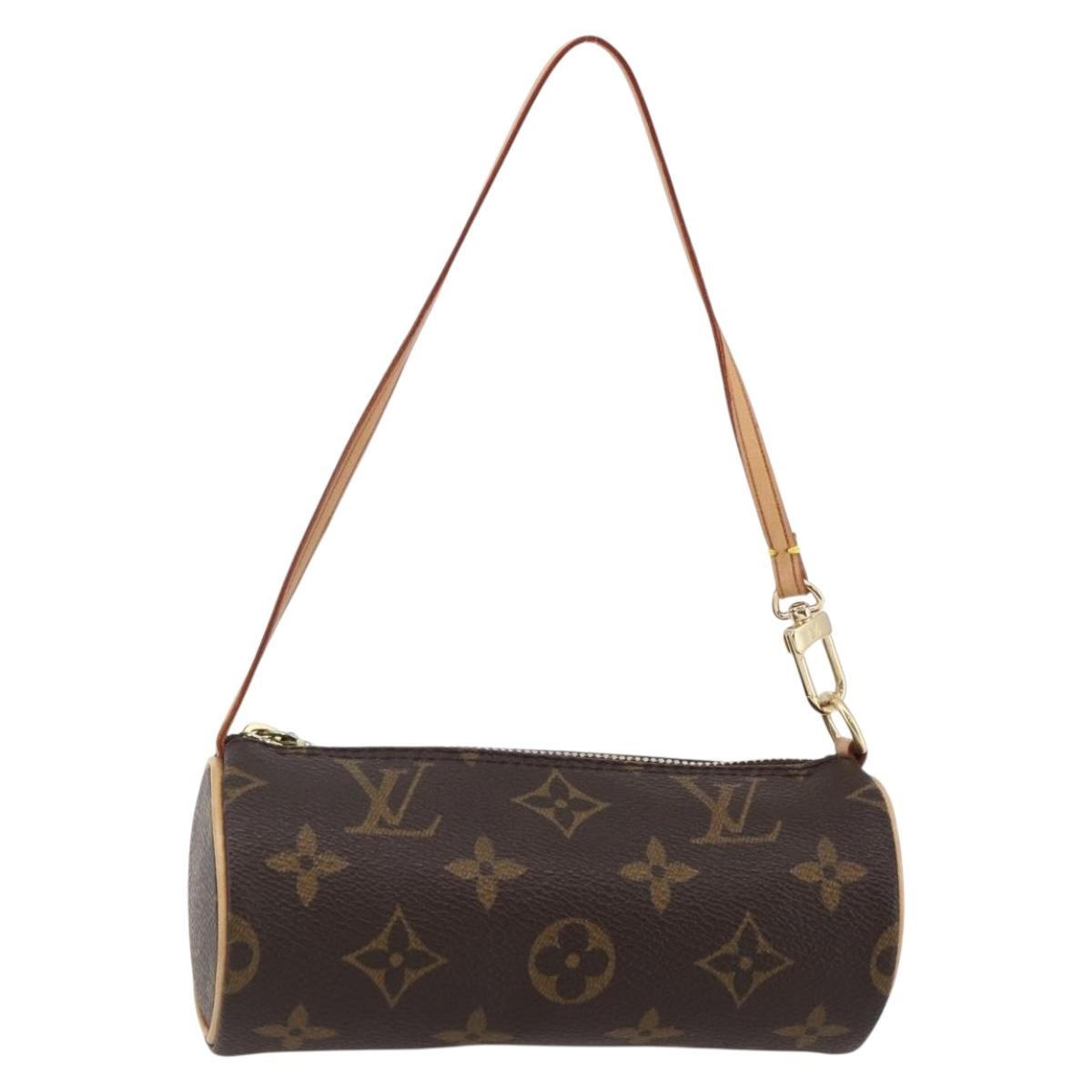 Louis Vuitton Papillon Pochette Monogram Canvas, BROWN, CANVAS, Handbag