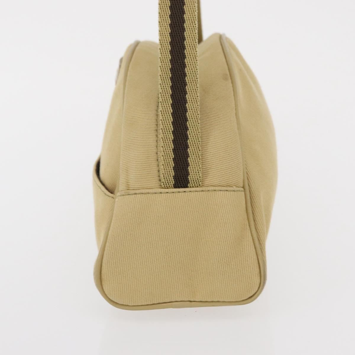 Gucci Vintage Shoulder Bag Canvas, BEIGE, CANVAS, Shoulder bag