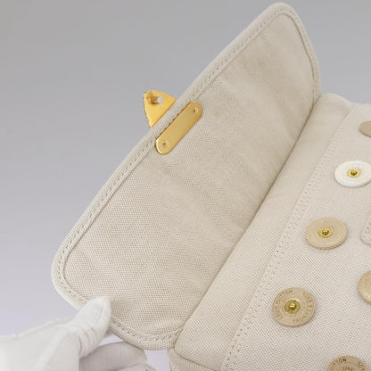 Louis Vuitton Polka Dot Panama Bowly Handbag Embellished Canvas, WHITE, CANVAS, Handbag
