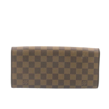 Louis Vuitton Twin Handbag Damier, BROWN, CANVAS, Handbag