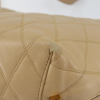 Givenchy GV Bucket Bag Quilted Leather, BEIGE, LEATHER, Shoulder bag