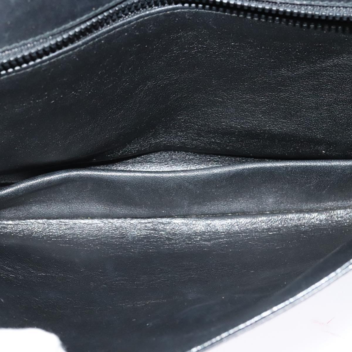 Bally Vintage Shoulder Bag Leather, Black, Leather, Shoulder Bag